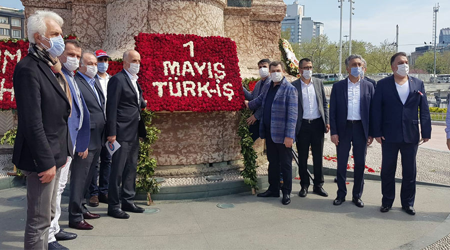 TÜRK-İŞ 1 MAYIS’I TAKSİM’DE KUTLADI!