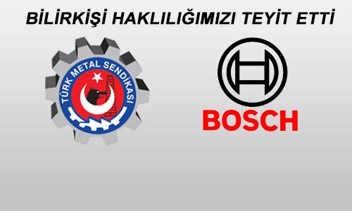 BİLİRKİŞİ SENDİKAMIZI HAKLI BULDU