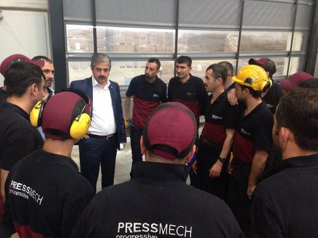 Pressmech’de Sözleşme Sevinci