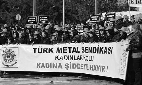 KADIN METAL İŞÇİLERİ KADINA ŞİDDETE KARŞI