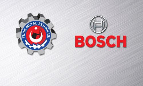 BOSCH'TA SÖZLEŞME İMZALANDI