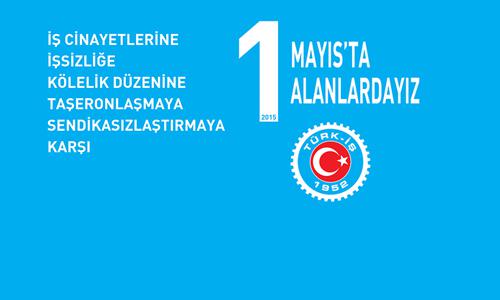 1 MAYIS'TA ALANLARDAYIZ...