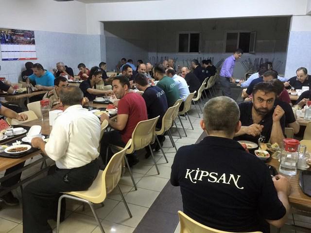 Kipsan İşyerinde Sahur