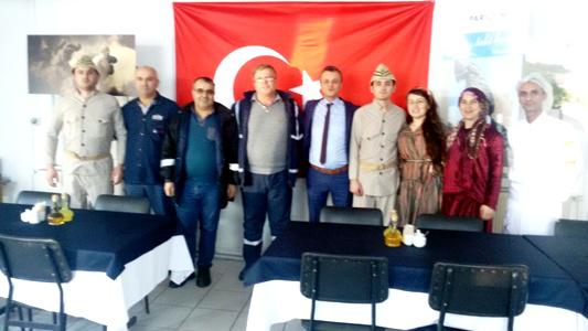 Yemekhanede Çanakkale ruhu yaşatıldı