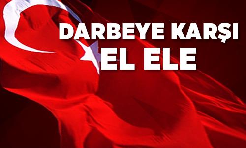 DARBEYE KARŞI ELELE