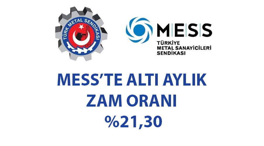 MESS İŞYERLERİNDEKİ ÜYELERİMİZİN 3. ALTI AYLIK ZAMMI BELLİ OLDU