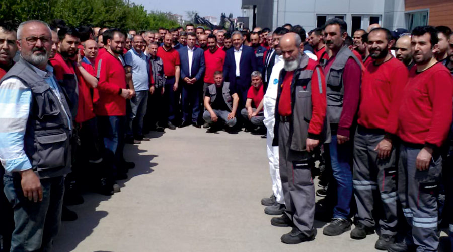 GENEL BAŞKANIMIZ KAVLAK HİDROMEK’TE