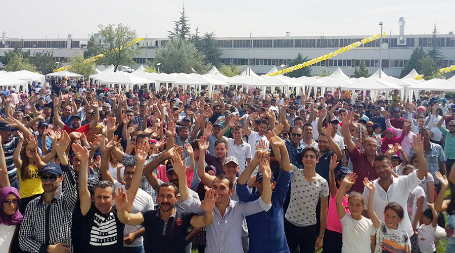 TÜRK İŞÇİSİNİN YÜZÜ GÜLDÜKÇE TÜRKİYE’NİN YÜZÜ GÜLECEKTİR.