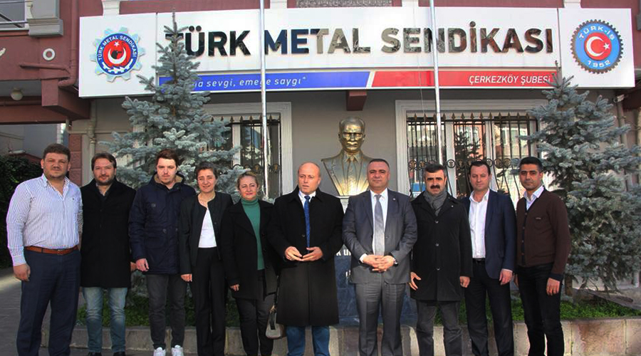 CHP'DEN ŞUBEMİZE ZİYARET 