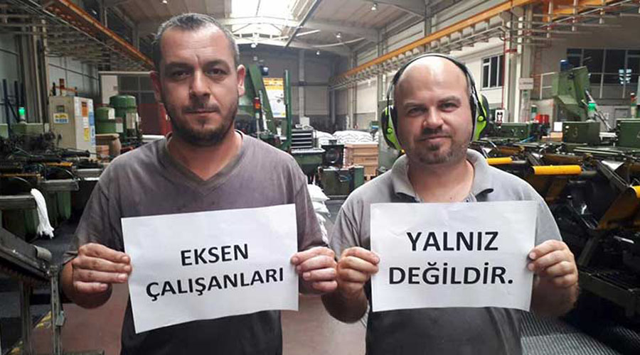 EKSEN MAKİNA ÇALIŞANLARINA DESTEK SÜRÜYOR