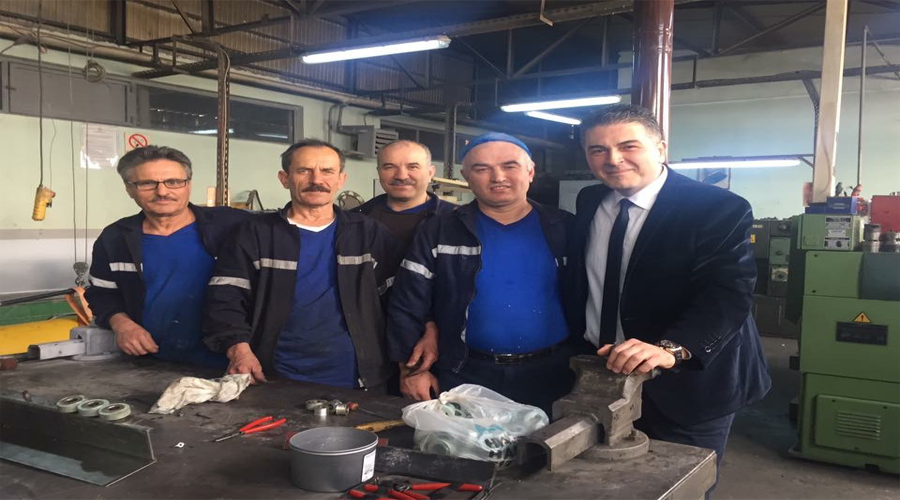 ŞUBE BAŞKANIMIZ KONBAŞ AMBALAJ'DA 